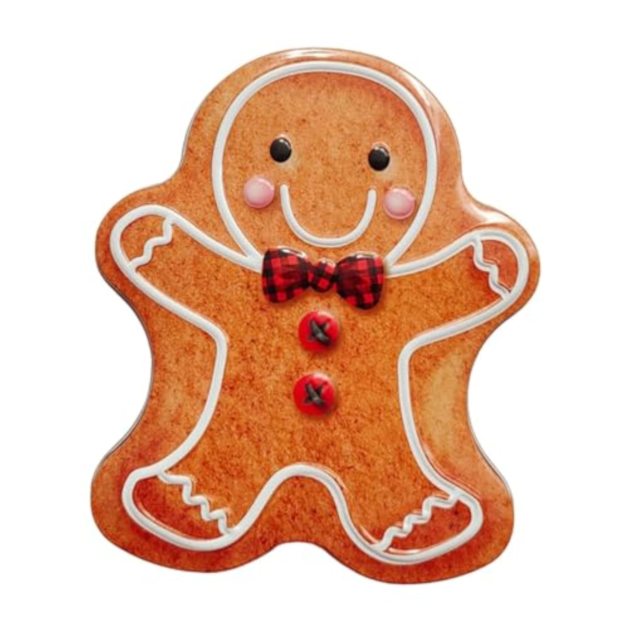 Xmas Candy Box Ornament Chocolate Iron Cookie Sweets Jar